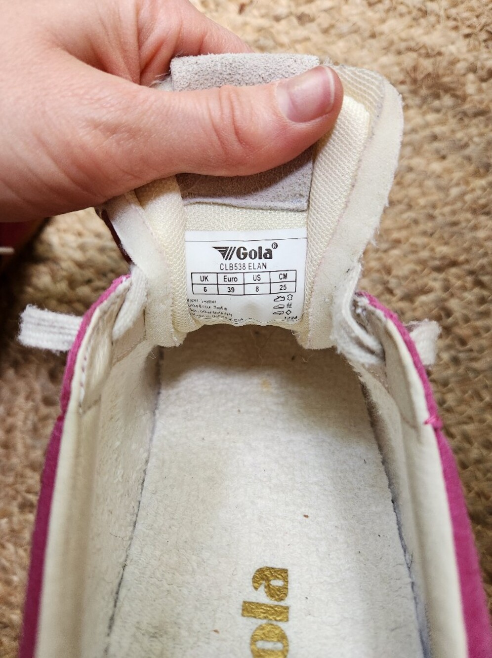 Pink Suede Golas - Picture 6 of 6